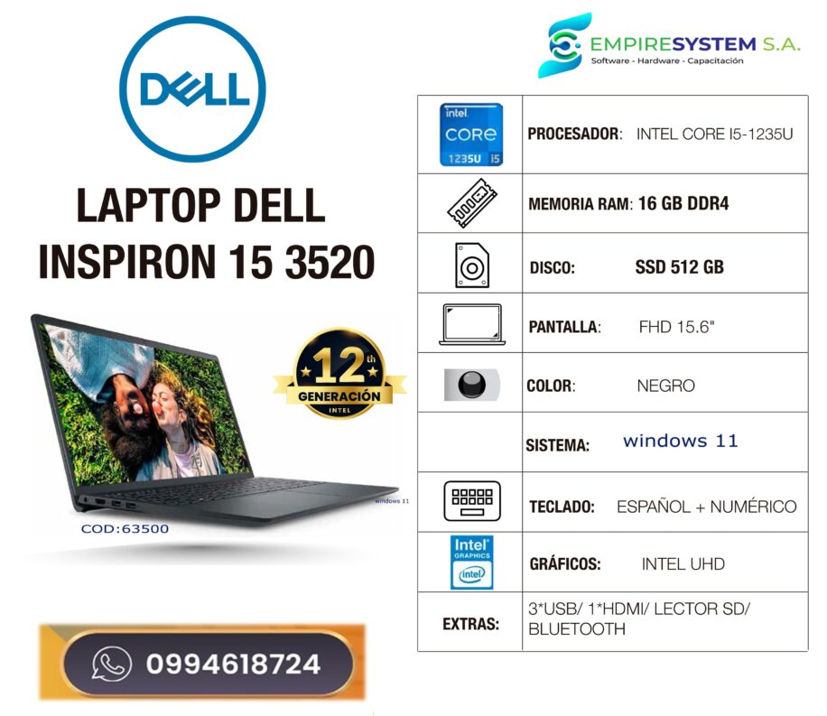 Laptop Dell core i5